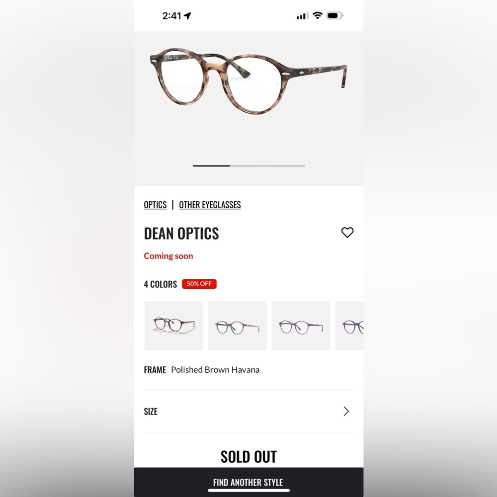 *AUTHENTIC RAYBAN EYEGLASSES* RB7118 Polished Havana - Picture 5 of 10